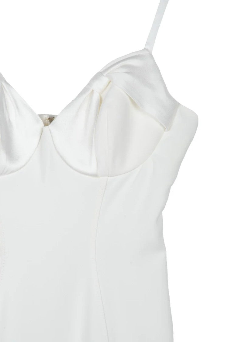 Elisabetta Franchi Sheath Dress - White