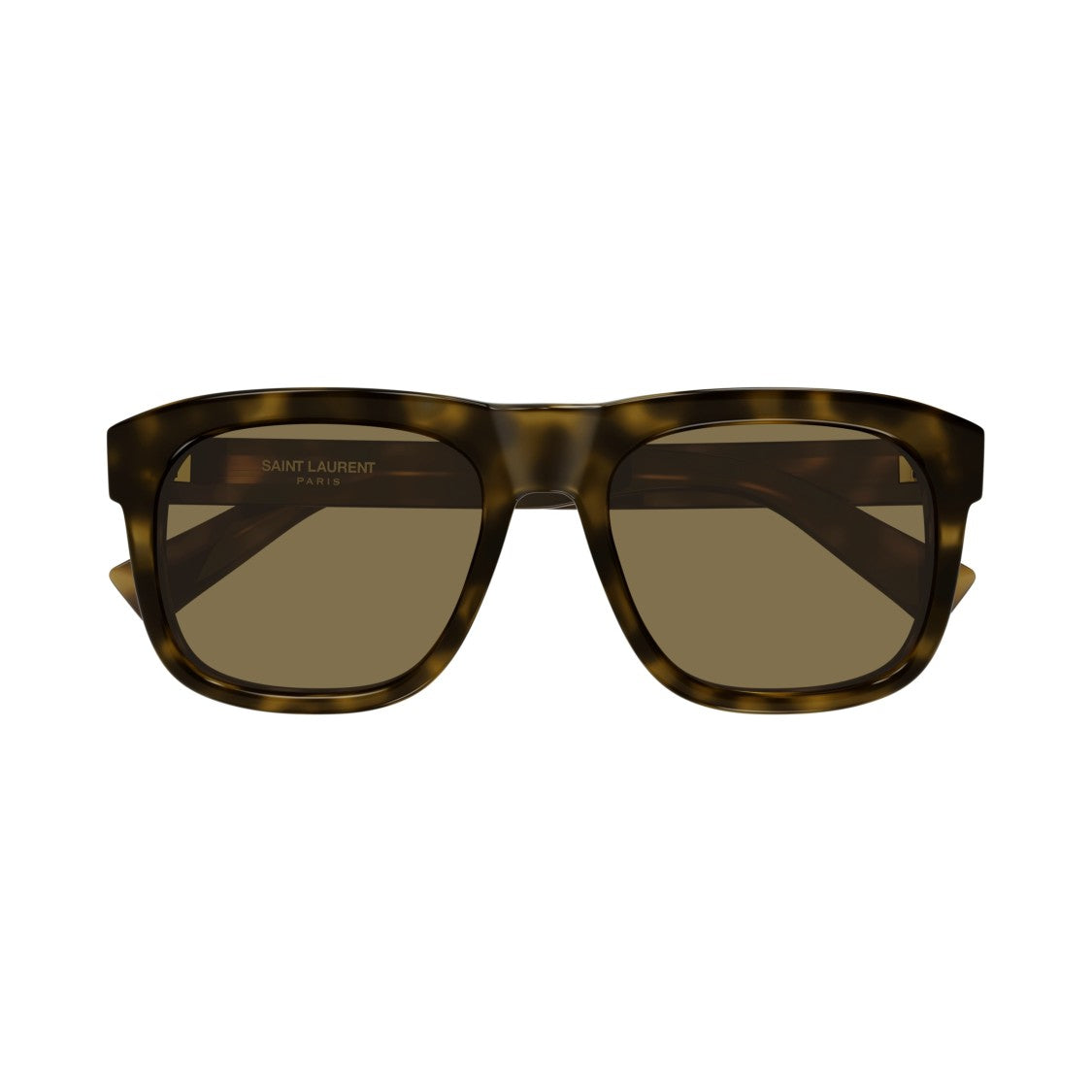 Saint Laurent Sl 558 Bold Square Frame Tortoiseshell Sunglasses
