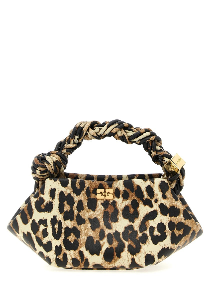 Ganni 'Bou Bag Mini Leopard' Handbag