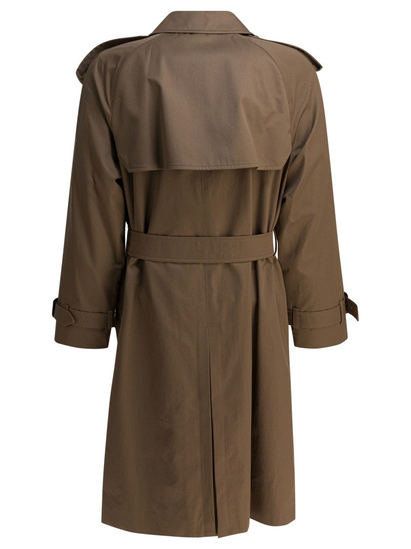 Burberry Long Double-Breasted Trench Coat