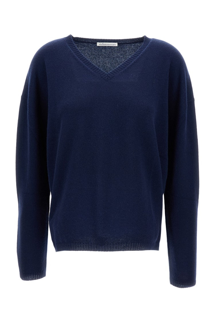 Stefano Mortari Classic Knit Sweater With Ribbed Cuffs