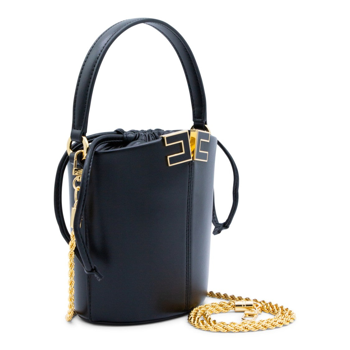 Elisabetta Franchi Bucket Bag With Drawstring Closure