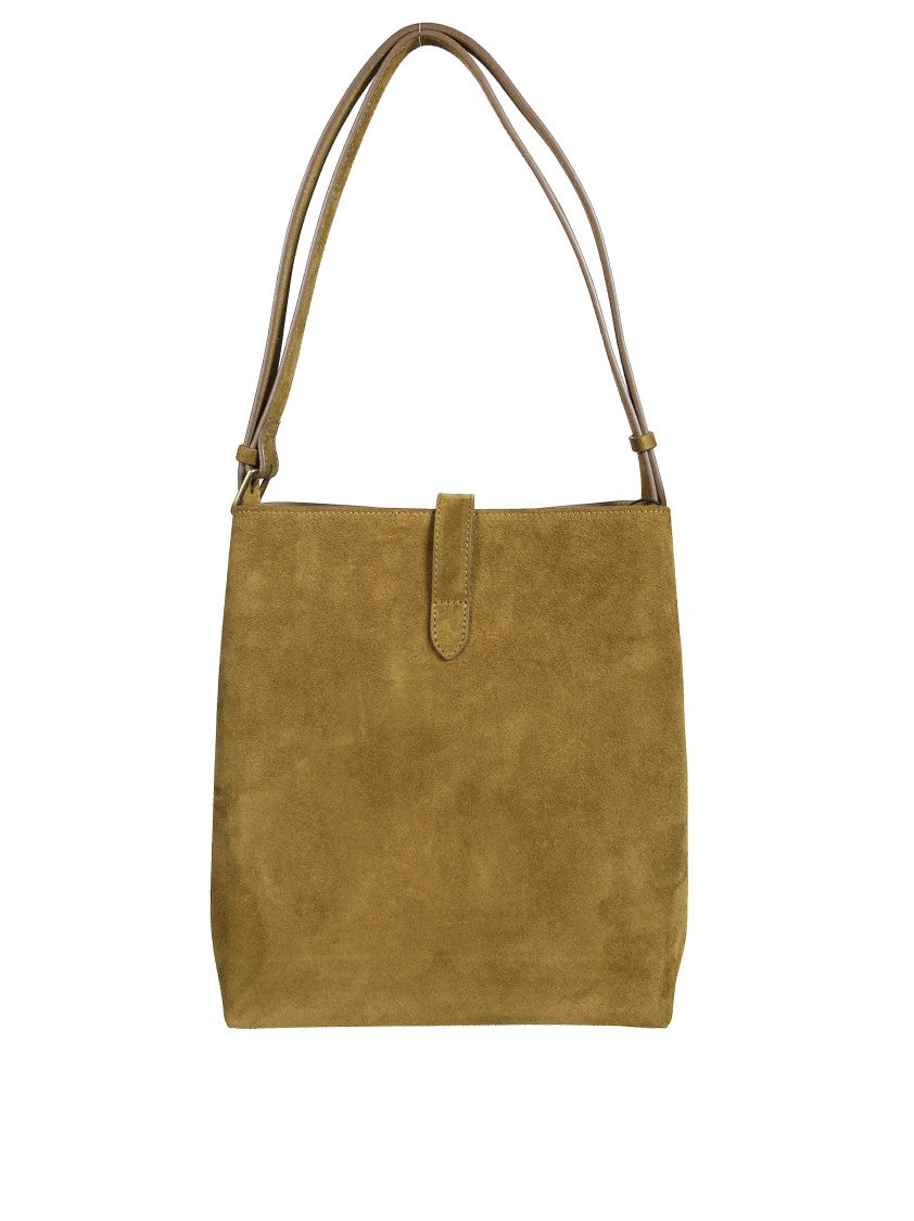 Soeur Medium Suede Bello Handbag