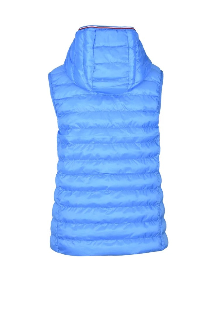Tommy Hilfiger Light Blue Padded Polyester Women Gilet