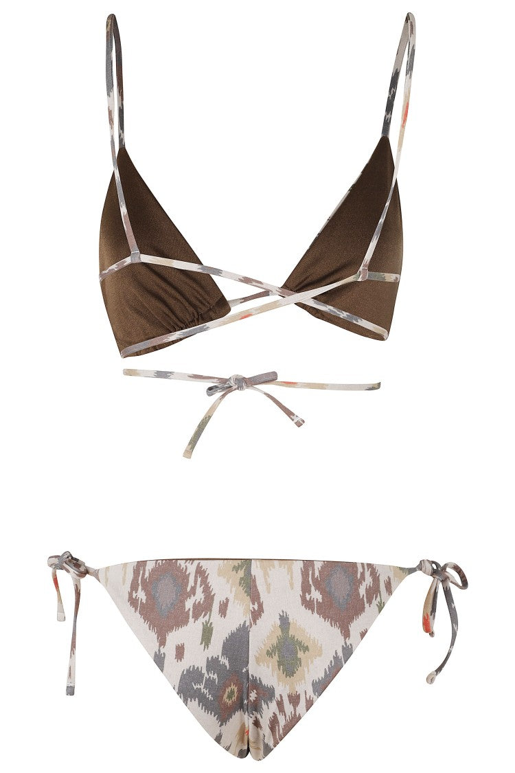 Bazar Deluxe Ceylon Triangle Drawstring Polyamide-Blend Bikini