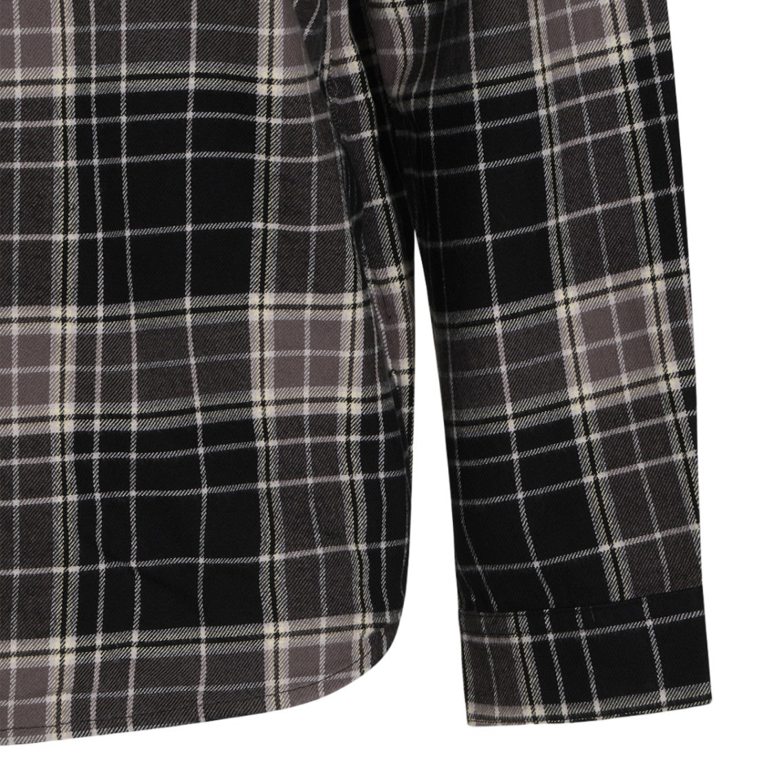 Diesel Classic Plaid Logo Button-Up Long-Sleeve Shirt