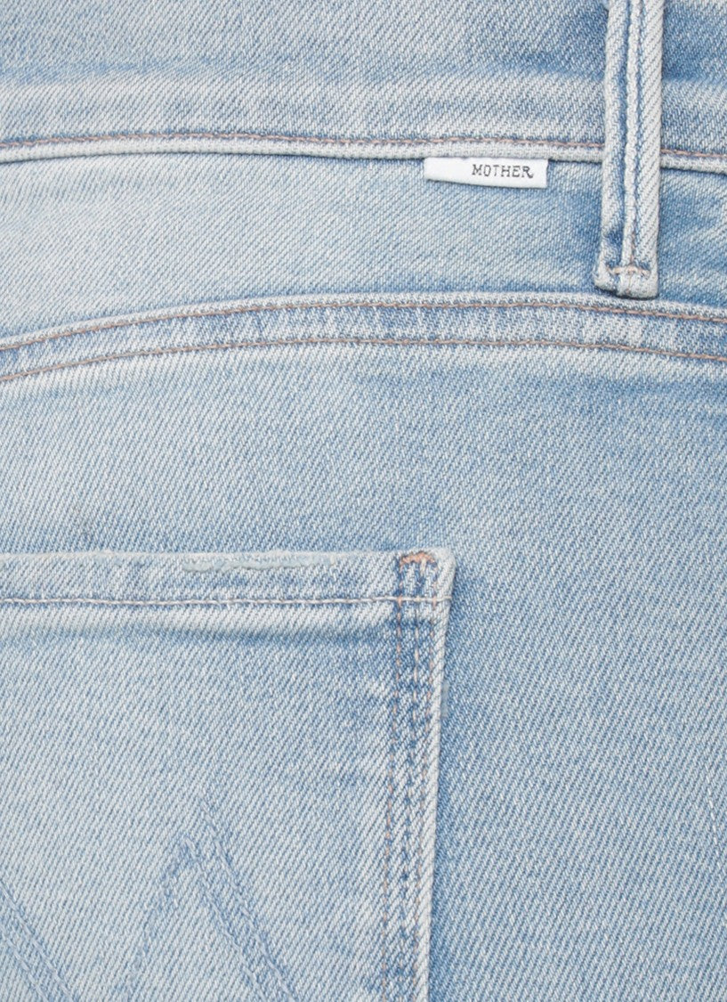 Mother Light Blue The Mid Rise Jeans
