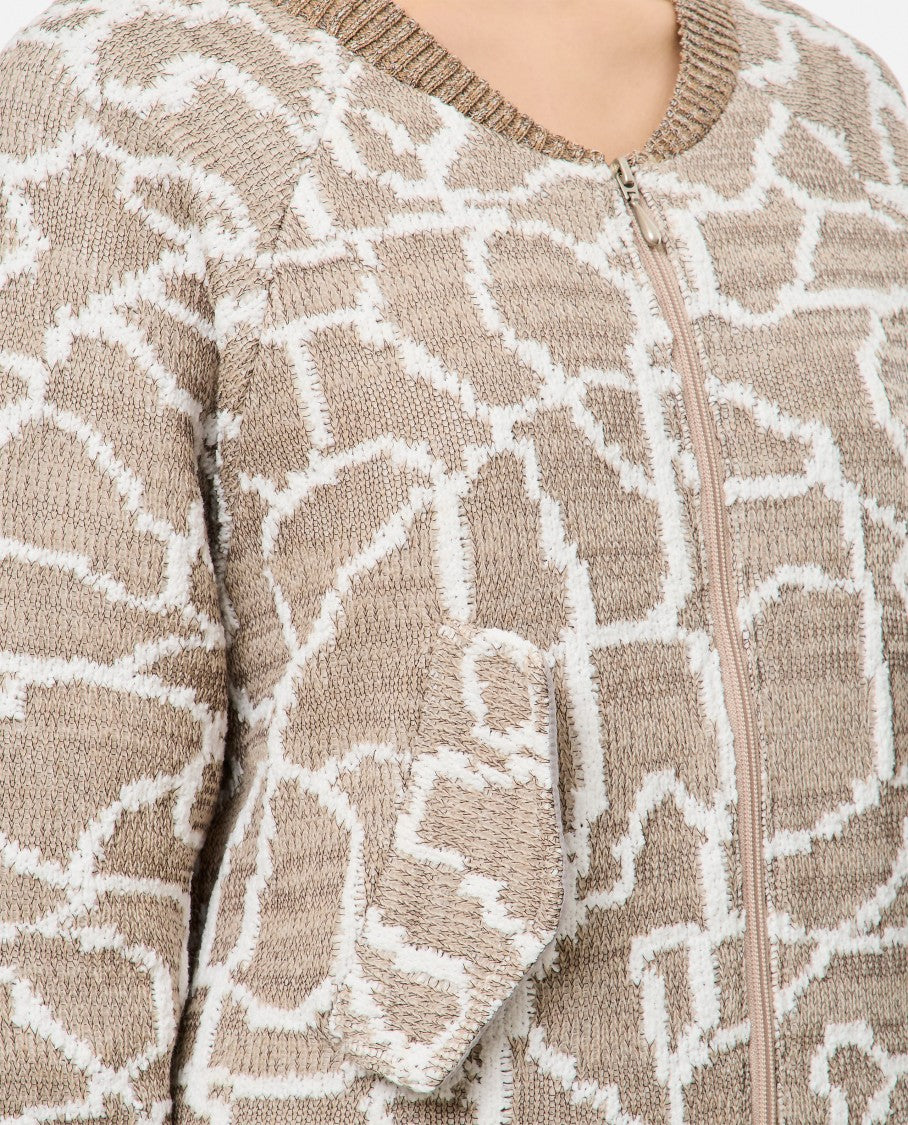 Vitelli Jacquard Harrington Jacket