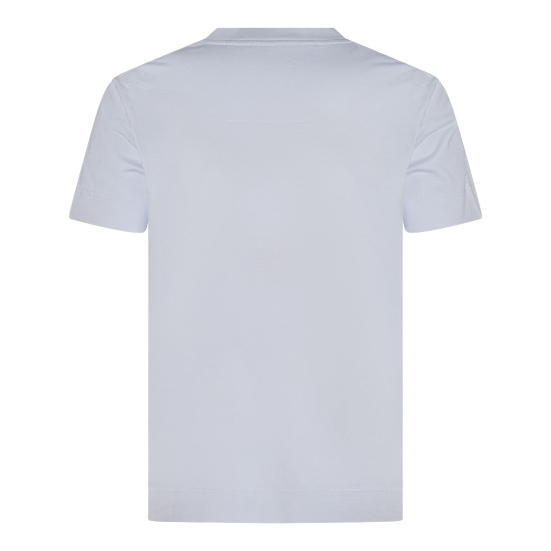 Givenchy Embroidered Logo Blue Cotton T-Shirt By Givenchy