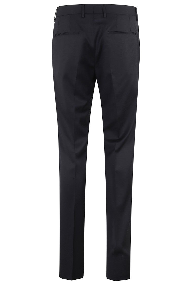 Tagliatore Tapered Tag Virgin Wool Pants