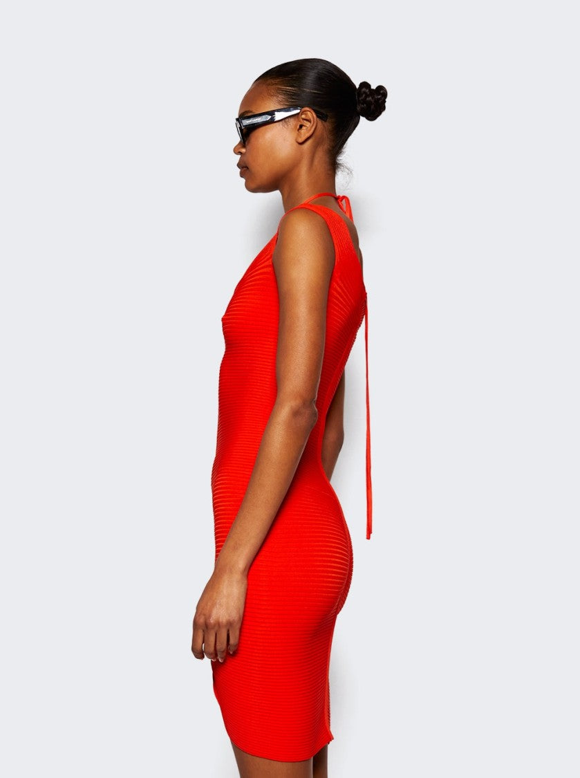 David Koma Off The Shoulder Mini Dress - Orange