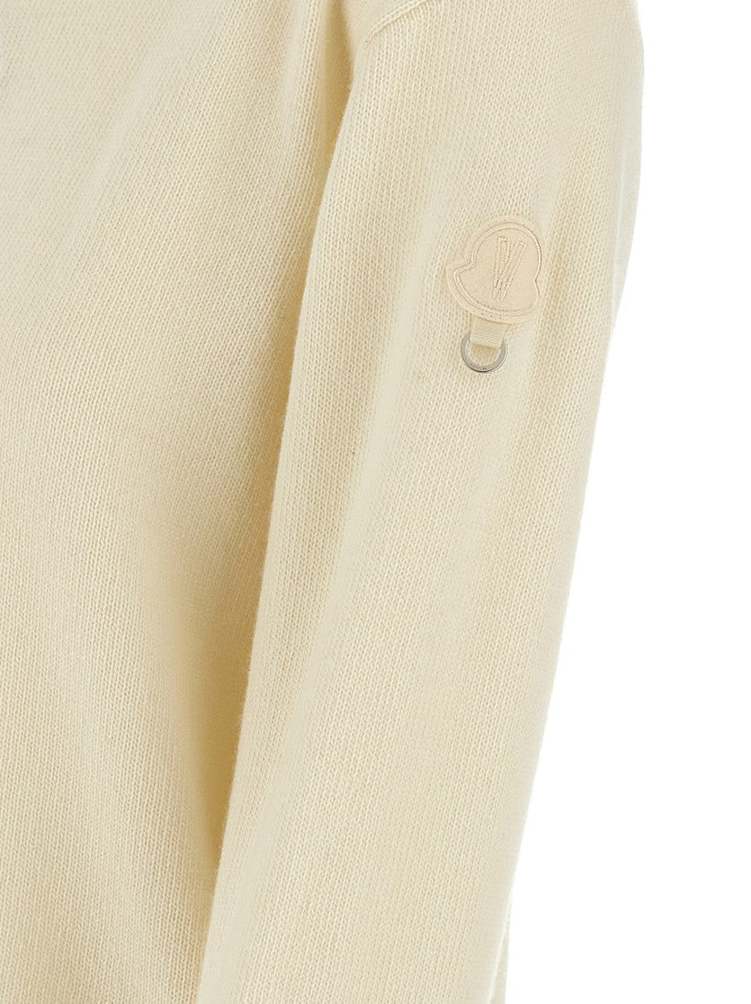 Moncler Genius Wool And Cashmere Blend Sweater With Eyelet Detail