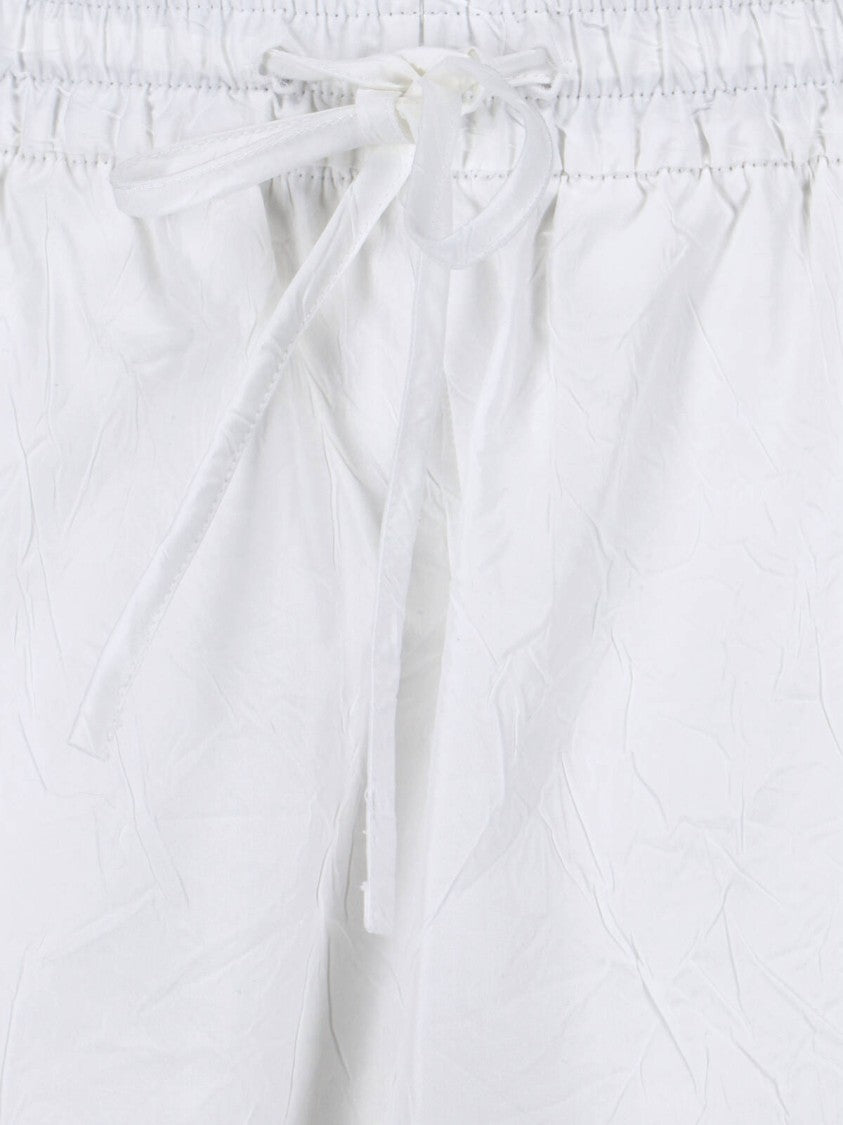 Róhe Balloon Silhouette Wide-Leg Pants With Elastic Waistband