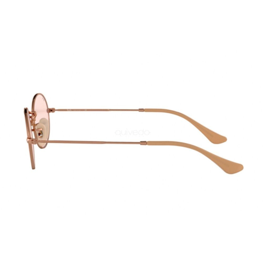 Ray Ban Rb3547n Oval Metal Frame Sunglasses