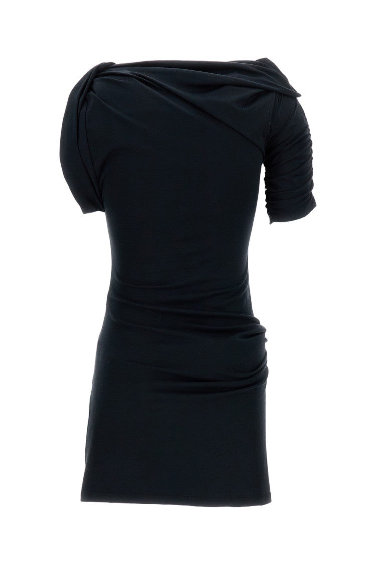 Jacquemus La Mini Robe Drapeado Dress