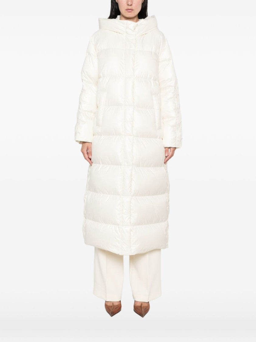 Twin-Set Oversized Padded Quilted Hooded Down Coat
