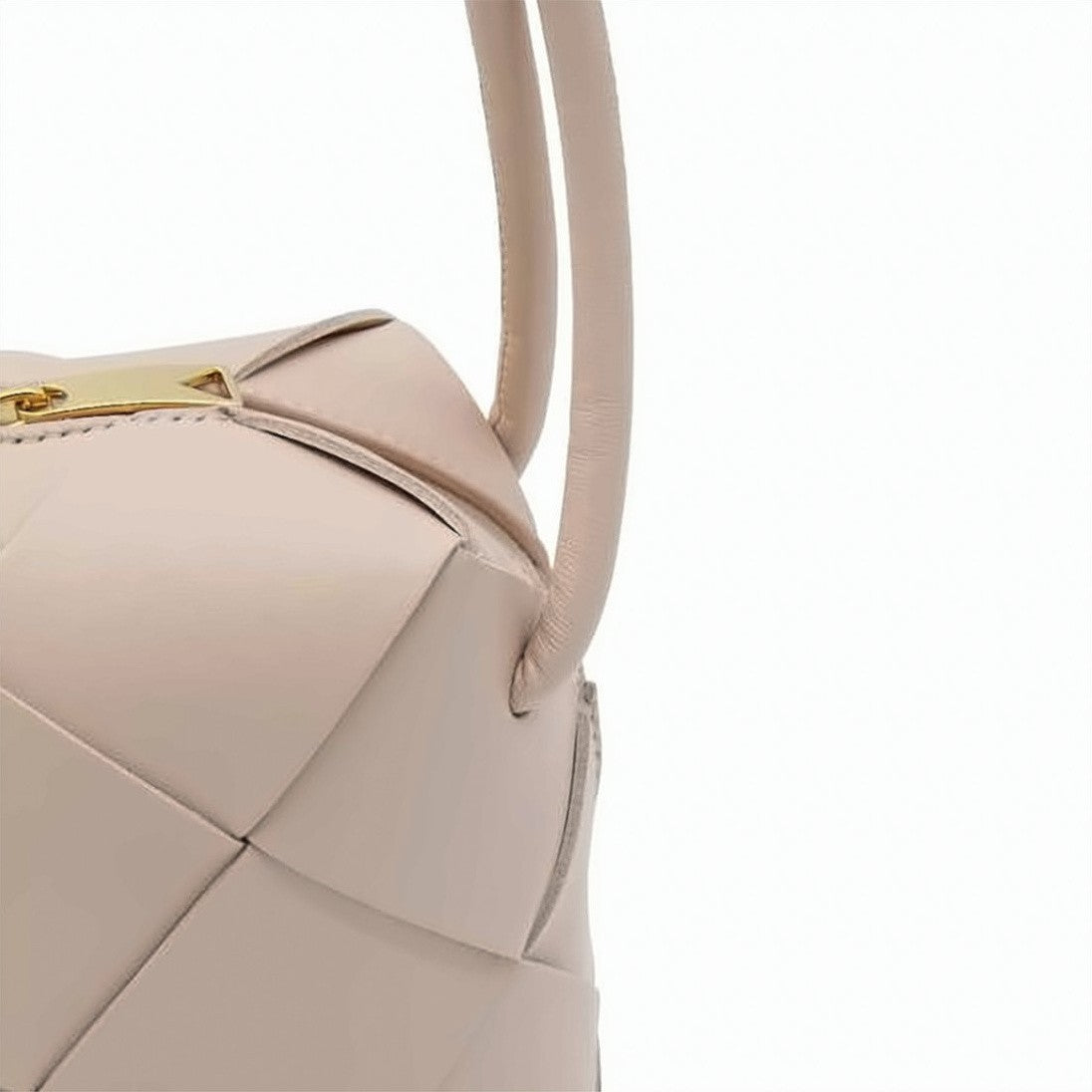 Bottega Veneta Padded Woven Lambskin Crossbody Bag With Adjustable Strap