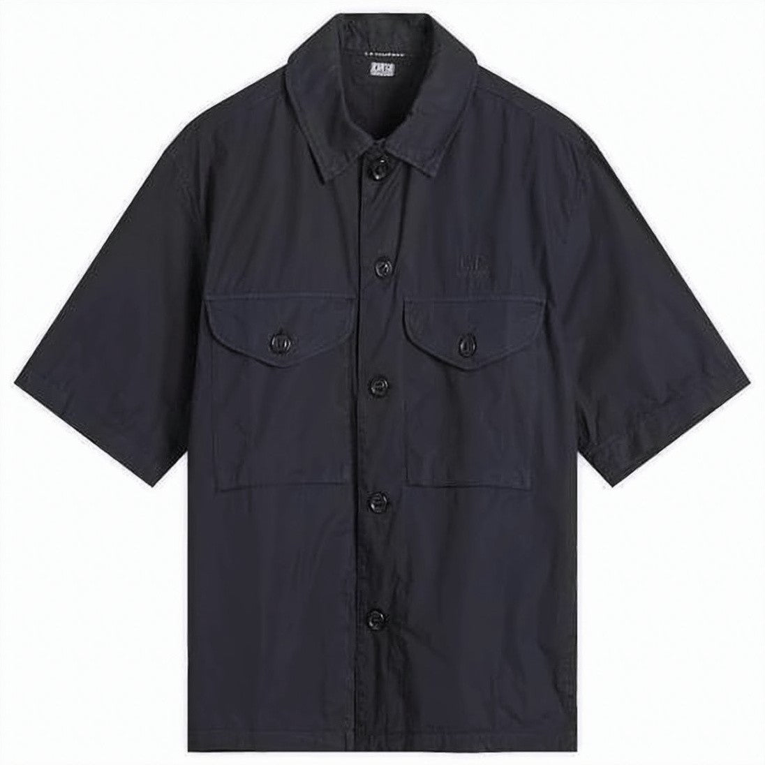 C.P. Company Short-Sleeved Utility Shirt With Classic Collar