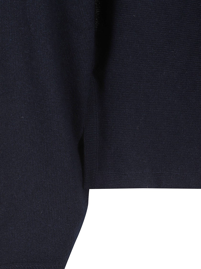 Jil Sander Asymmetrical Cape-Style Top