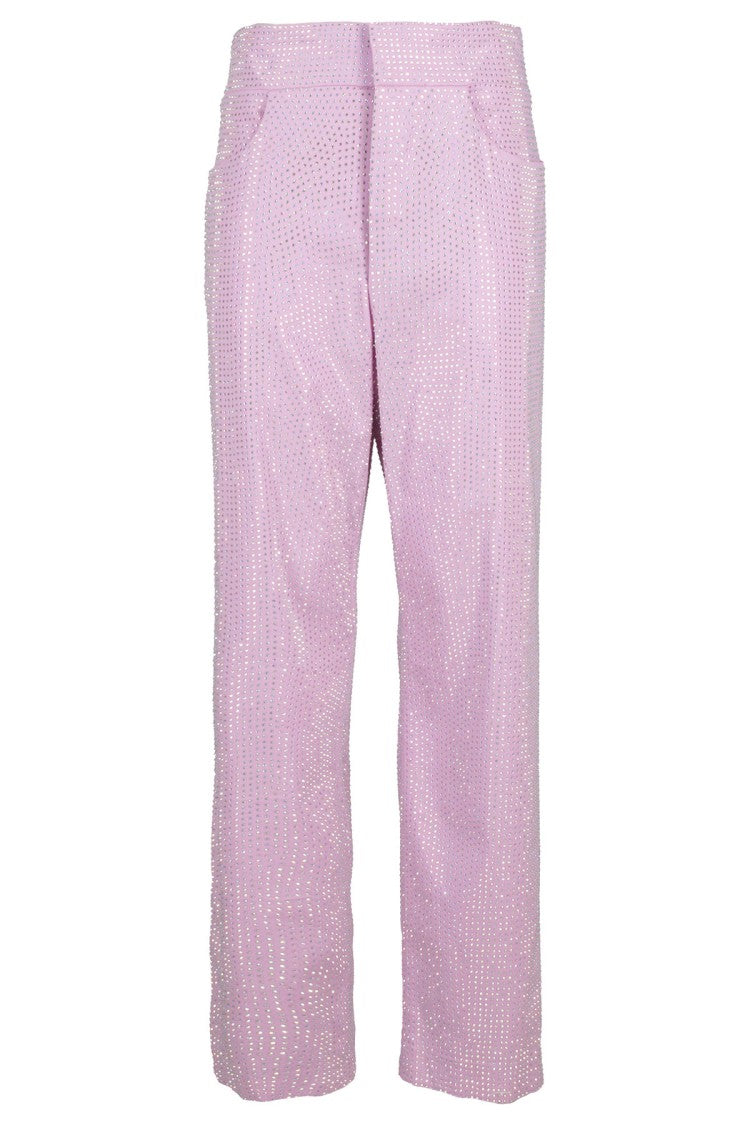 Giuseppe Di Morabito Pink Pants With Glitter Thermostrass