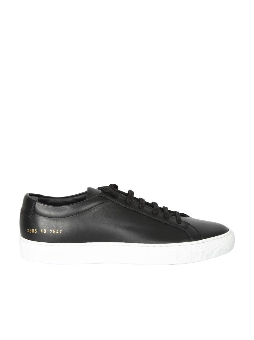 Common Projects Black Leather Sneakers