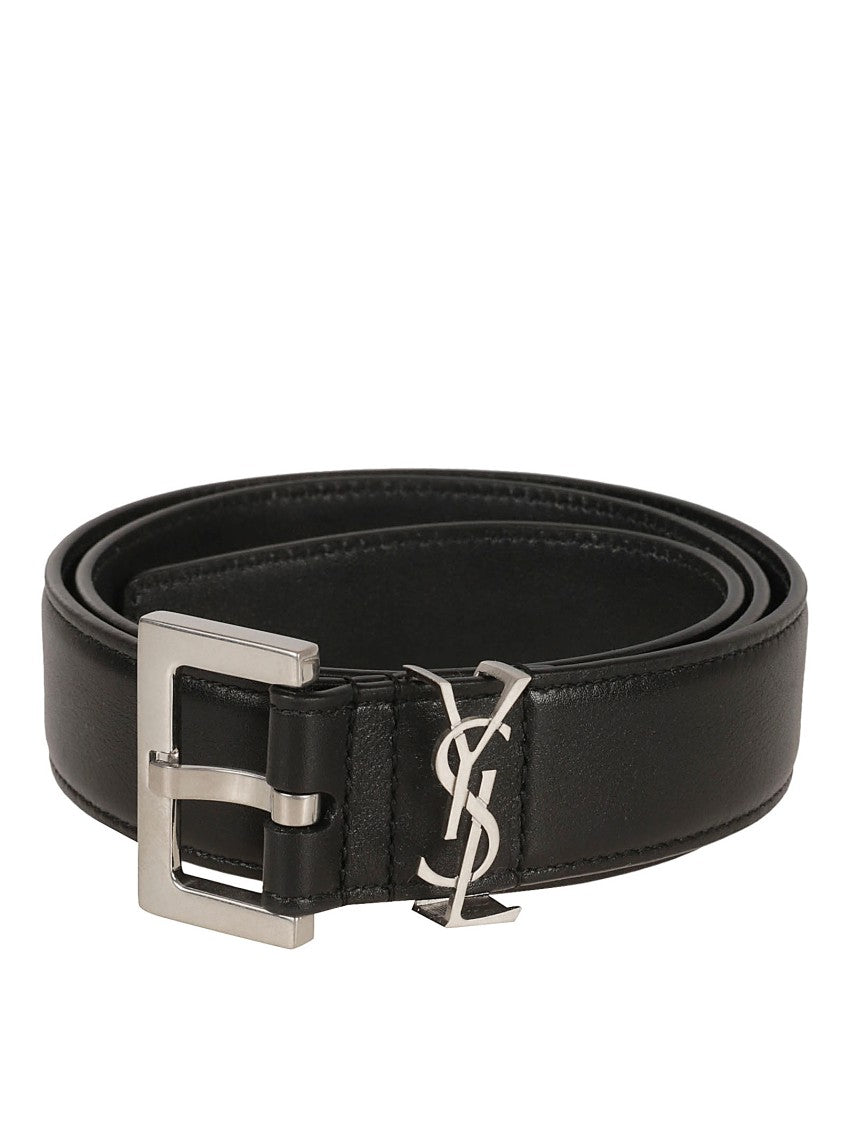 Saint Laurent Classic Calfskin Belt
