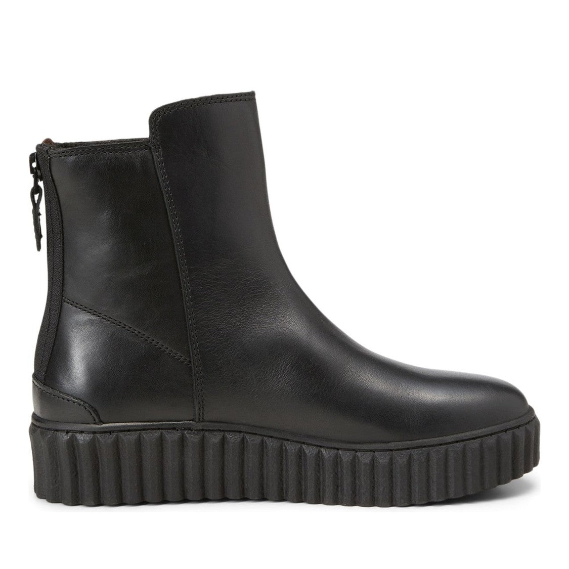 Marc O'polo Black Bianca 21 A Traction Sole Smooth Leather Boots