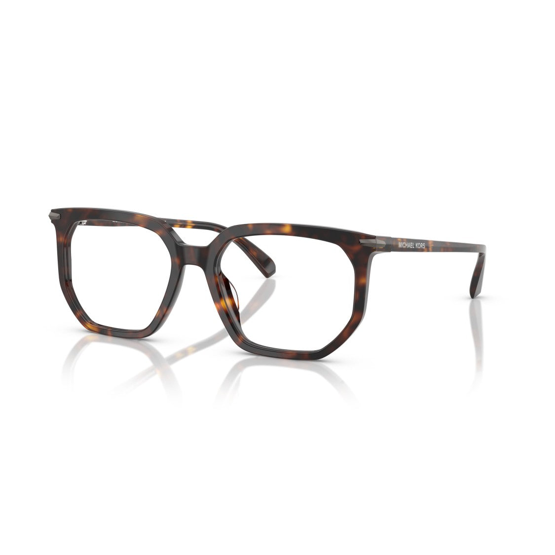 Michael Kors 0Mk4158u Oversized Square Frame Acetate Eyeglasses With Tortoiseshell Pattern