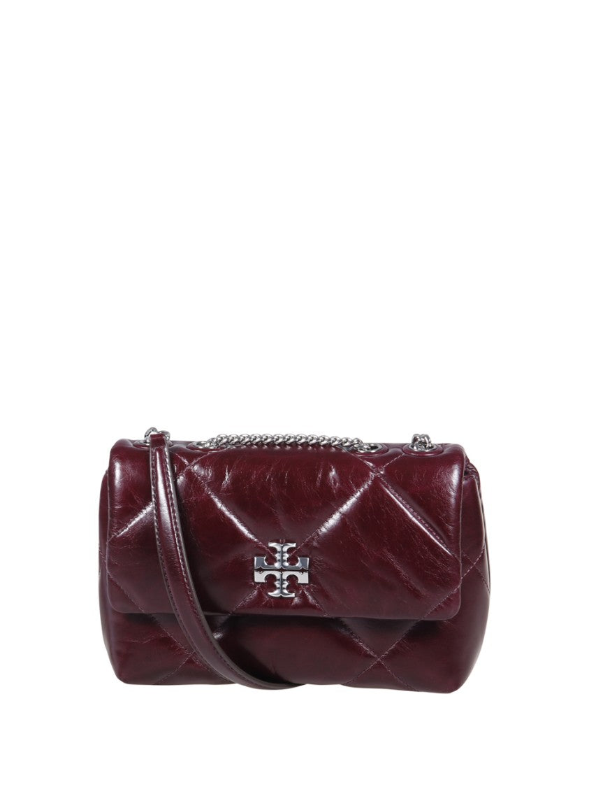 Tory Burch Kira Diamond Quilt Distressed Small Convertible Shoulder Bag