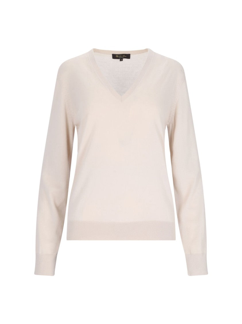 Loro Piana "Neo Piuma" V-Neck Sweater