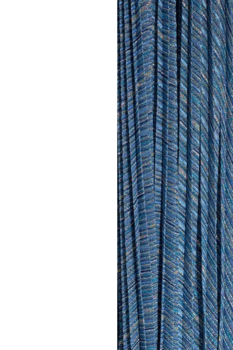 Forte Forte Lurex Pliss' Tulle Slip Dress