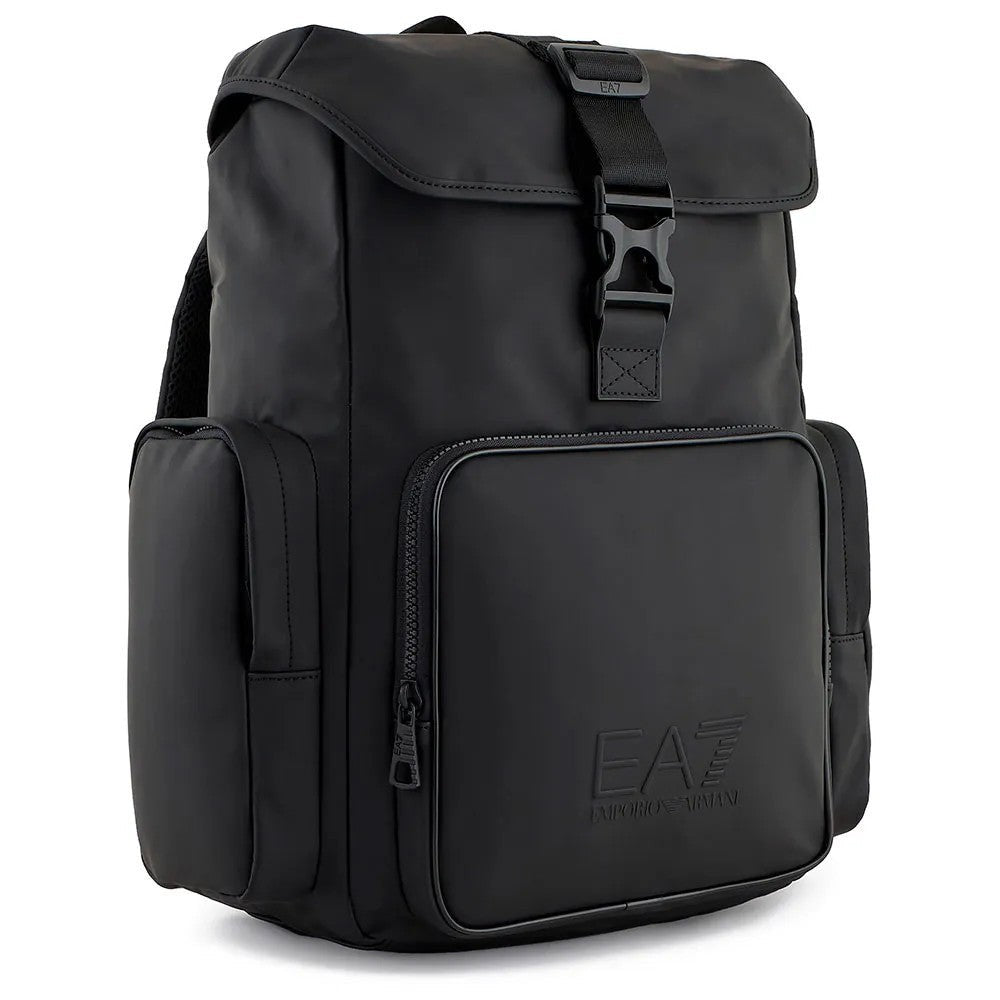 Emporio Armani Structured Black Backpack