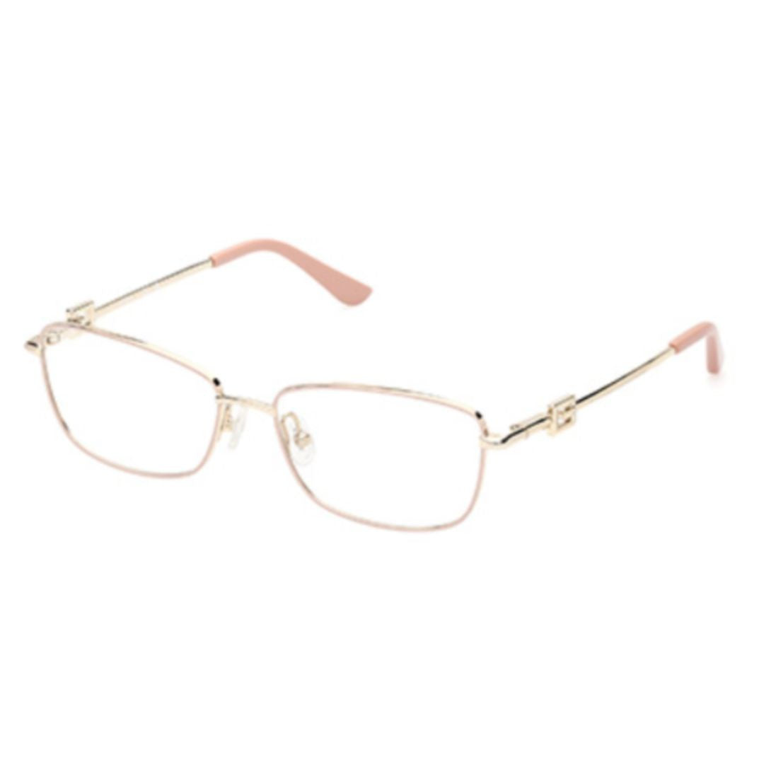 Guess Gu2975 Rectangular Gold Metal Frame Eyeglasses