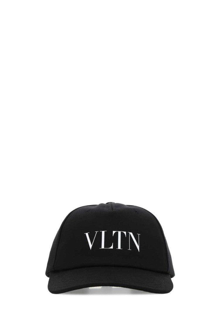 Valentino Garavani Black Cotton Baseball Cap