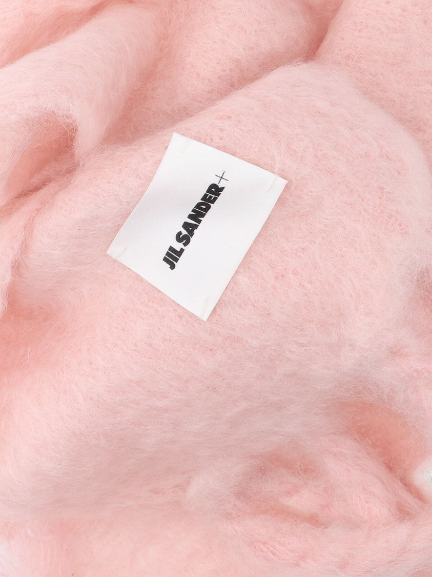 Jil Sander Mohair-Blend Scarf – Pink