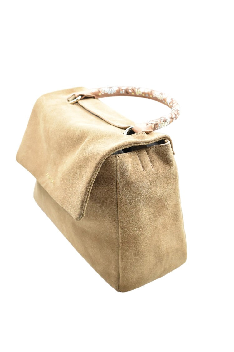 Orciani White Elegant Chic Versatile Daily Handbag