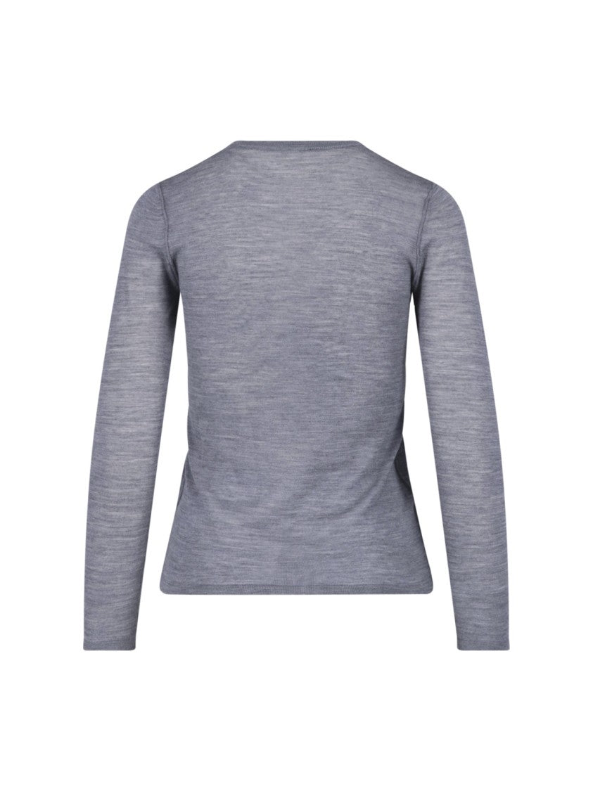 Aspesi Brown Virgin Wool Sweater