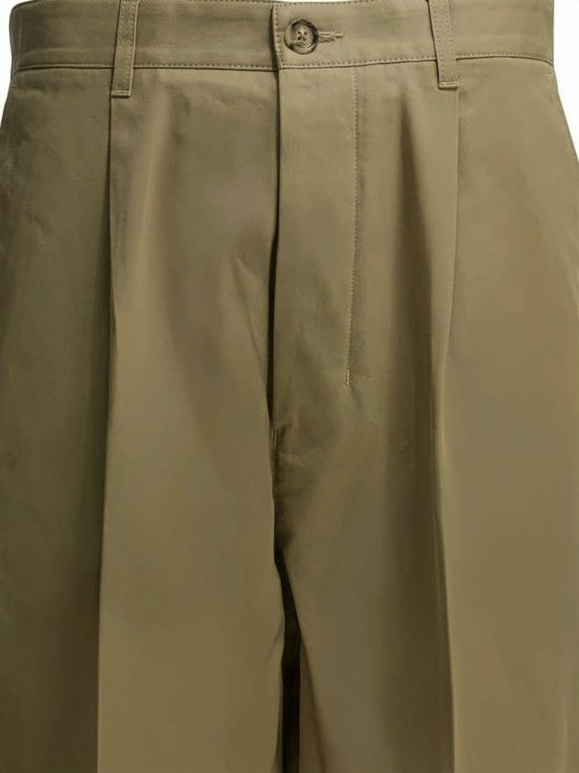 Ami Paris Tailored Brown Straight Pants
