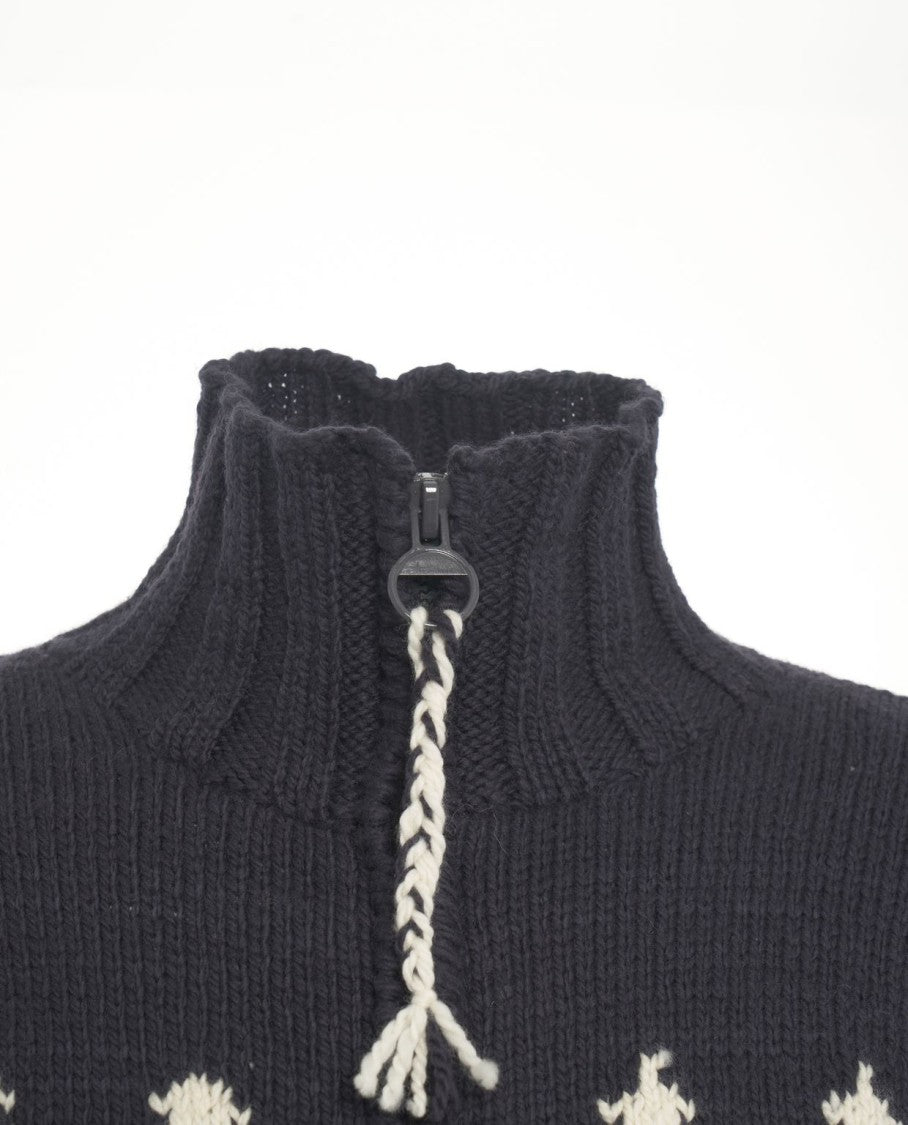 Frantic Norwegian Pattern Cardigan