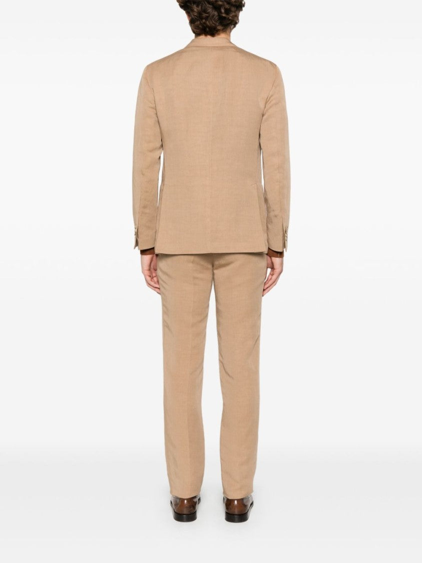 Boglioli Black Tailored Suit With Notch Lapels