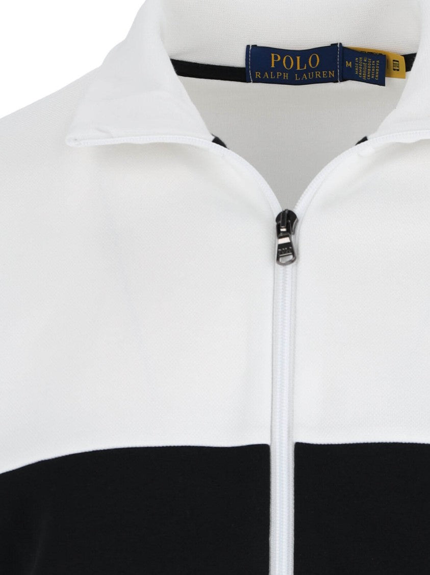 Polo Ralph Lauren Logo Zip Sweatshirt – White
