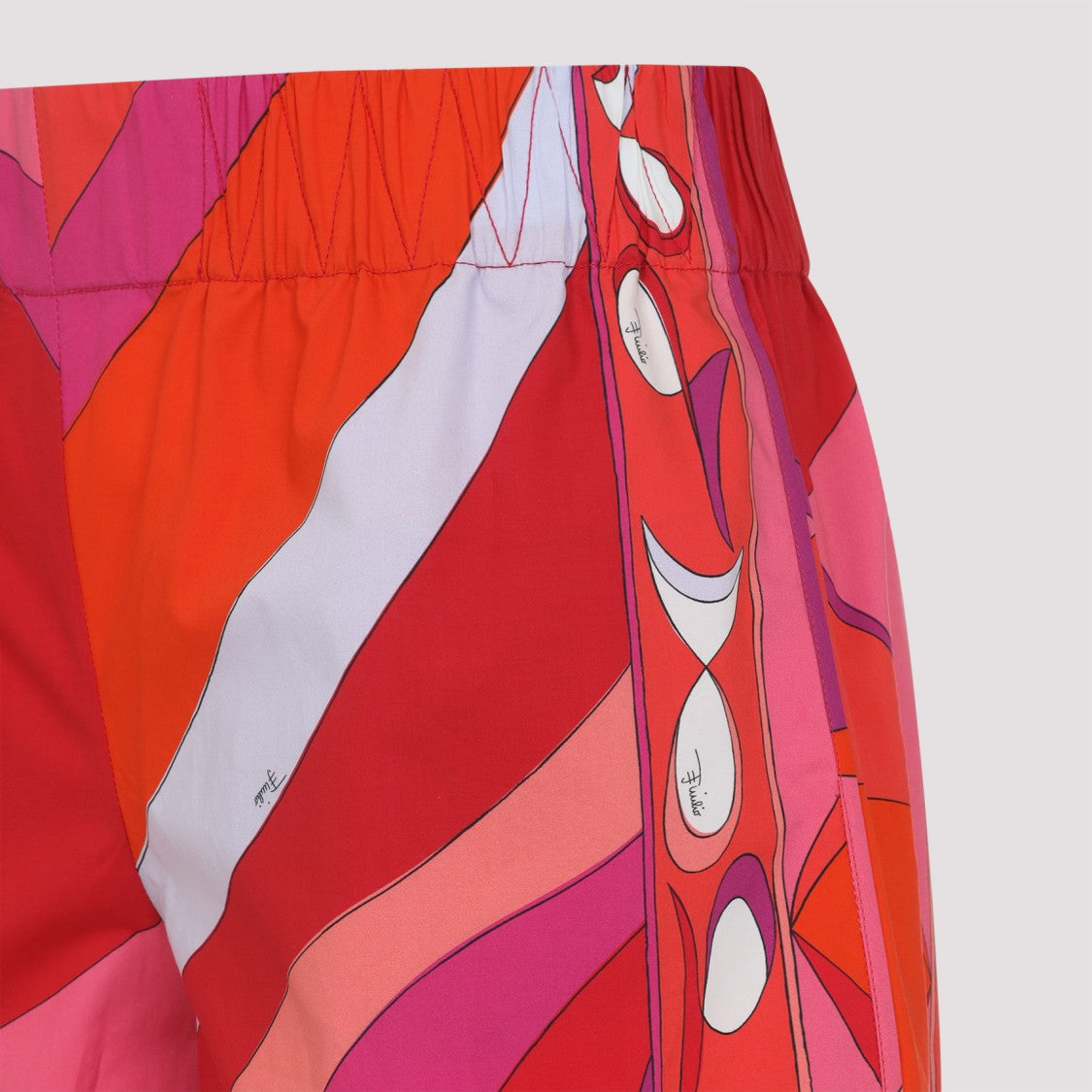 Pucci Multicolor Abstract Pattern Bermuda Shorts