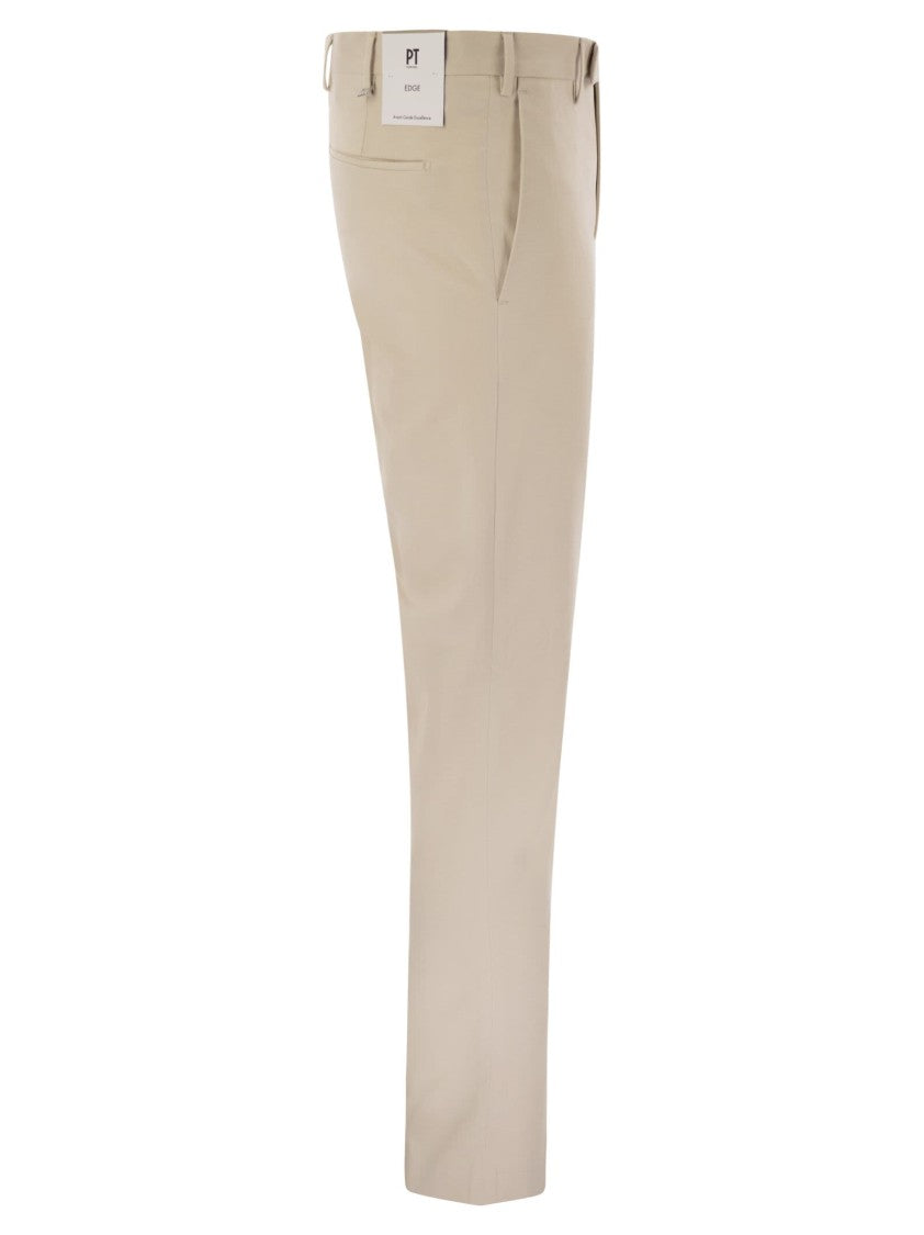 Pt Torino Dieci - Cotton Trousers