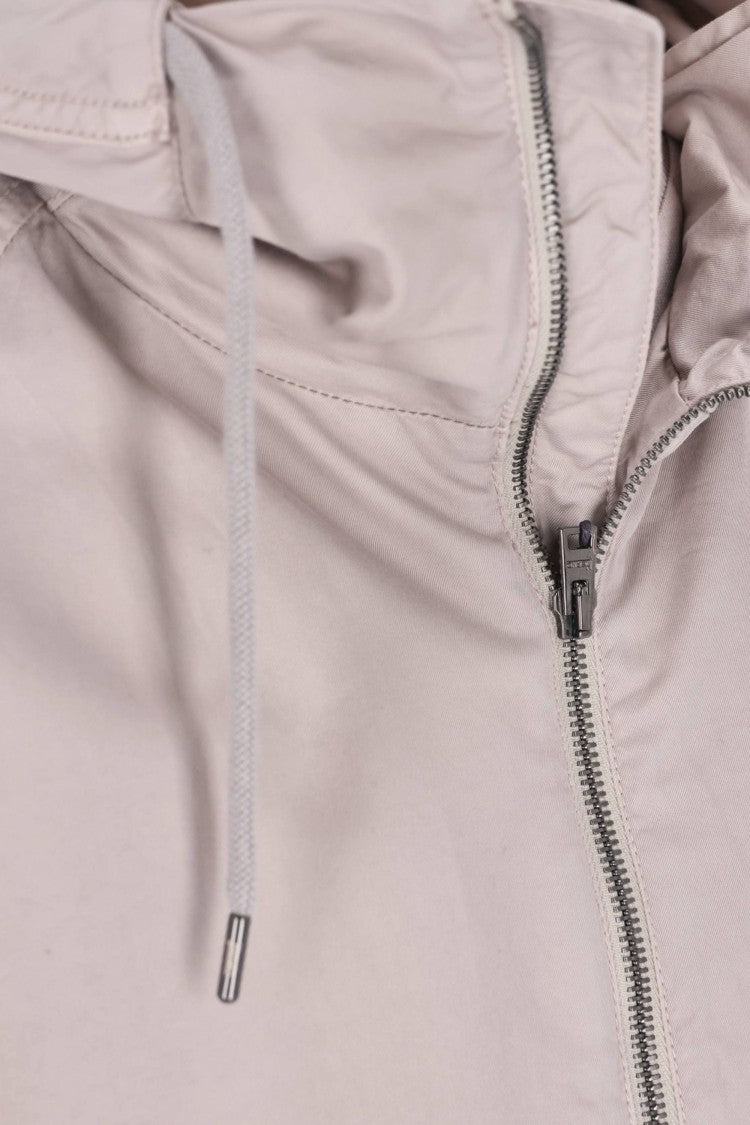Herno Technical Cotton Gabardine Hooded Jacket