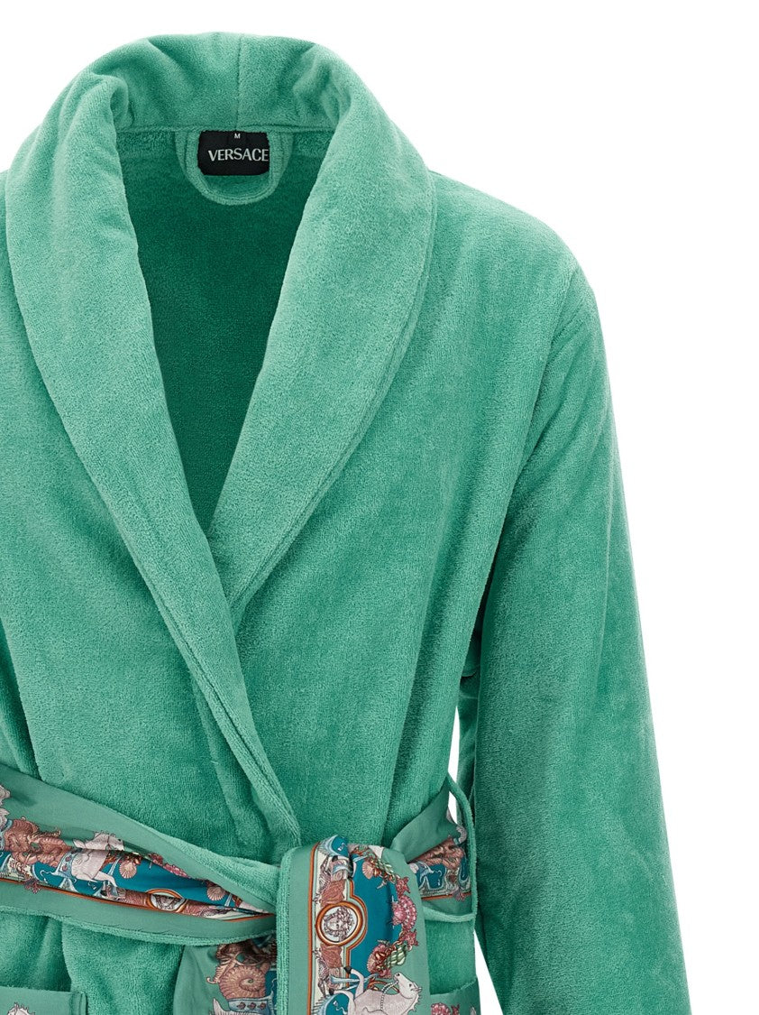 Versace Home Coral Theatre Bathrobe