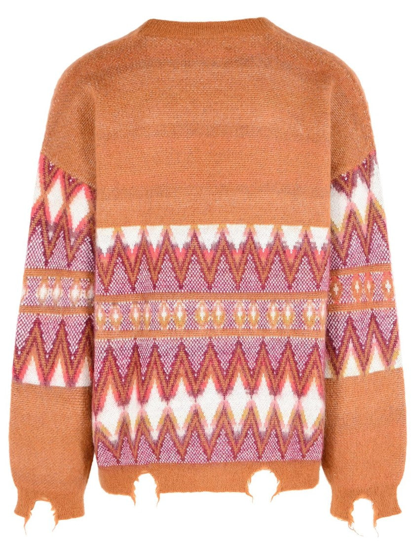 Laneus Multi Wool Blend Cardigan