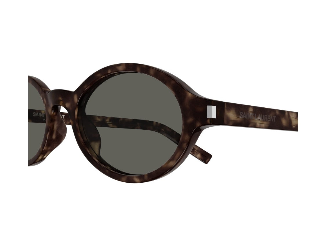 Saint Laurent Tortoiseshell Sl 751 Jeanne Round Lenses Acetate Sunglasses