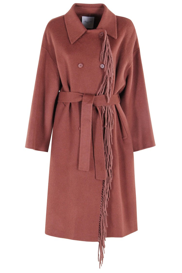 Isabelle Blanche Light Mahogany Oversized Wool Coat