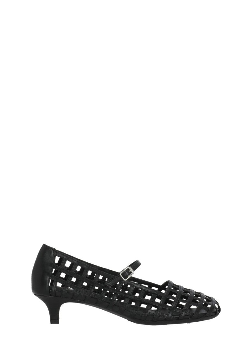 Ash Black Ego Cut-Out Pumps