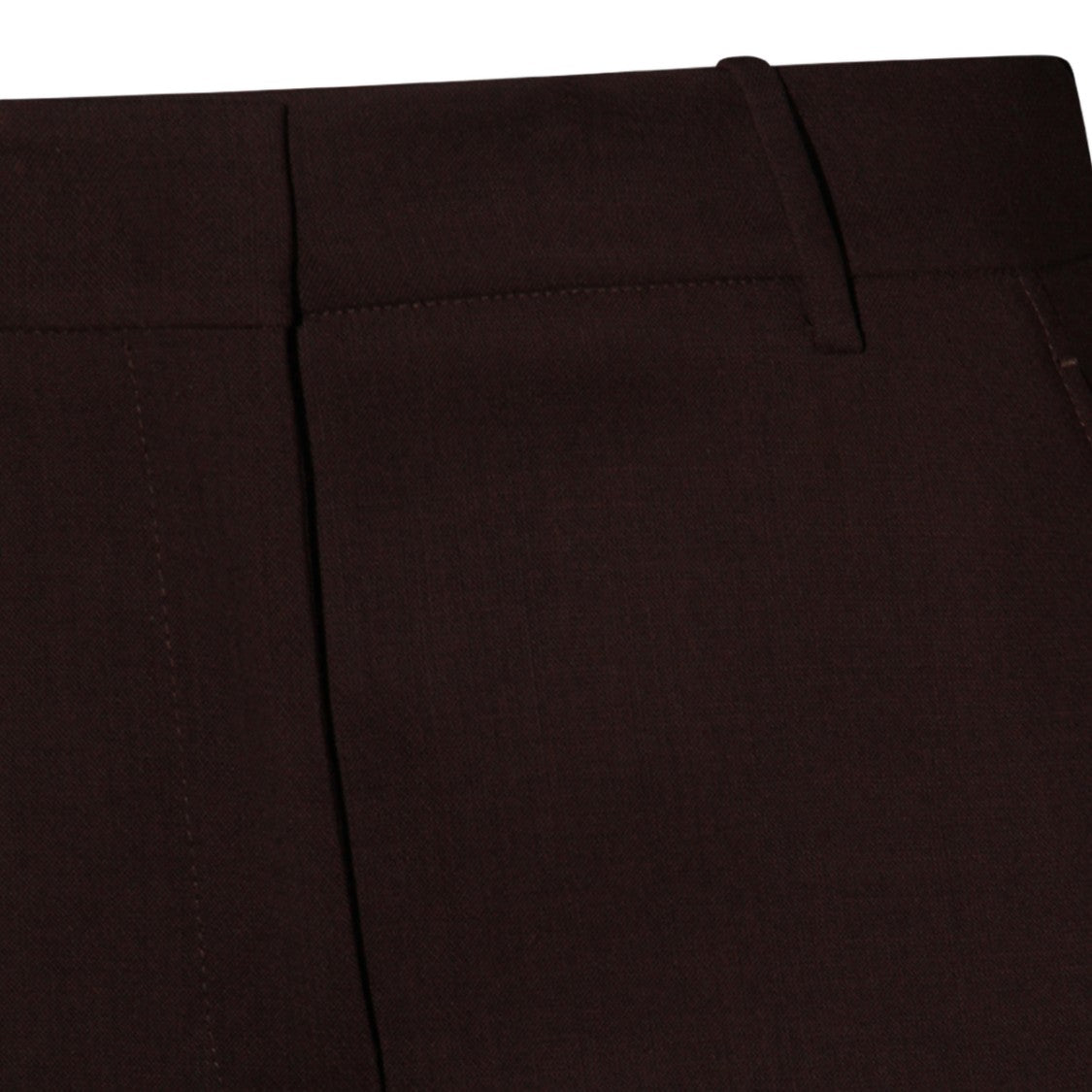 Incotex Tailored Brown Trousers With Subtle Crease Lines